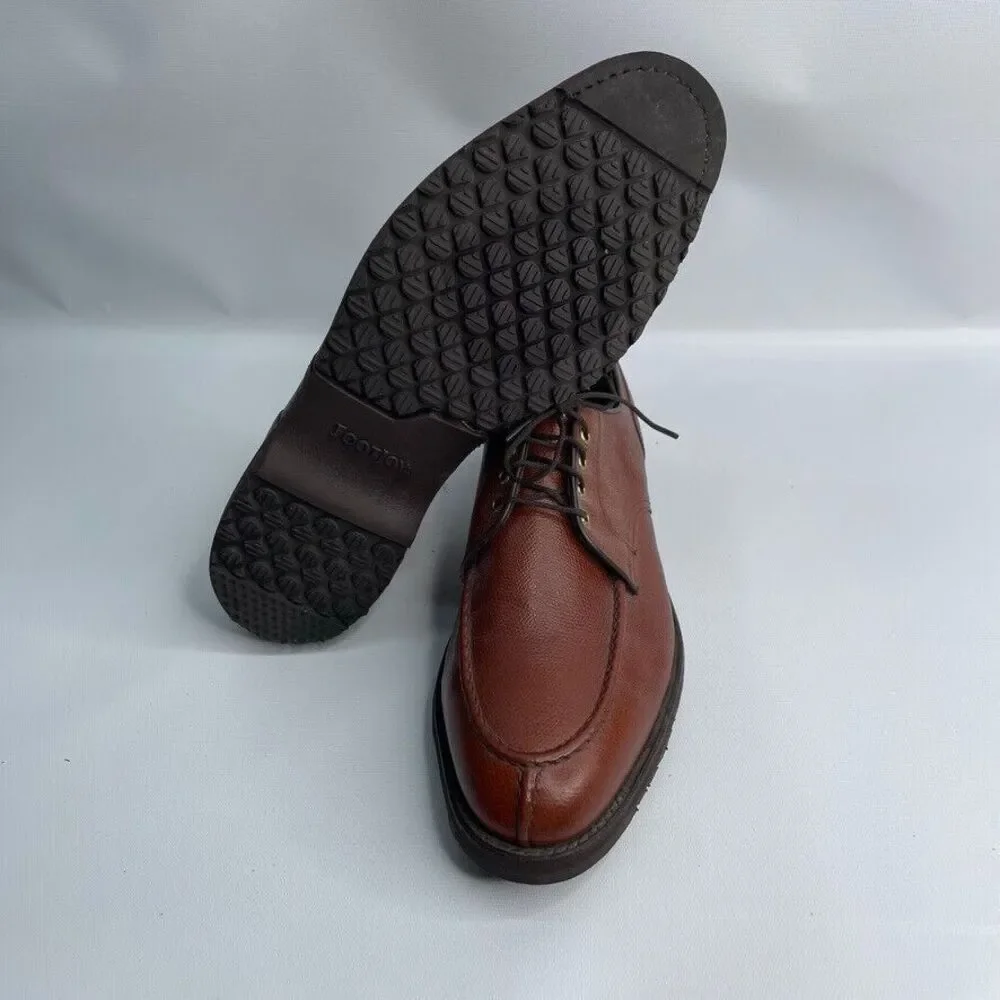 VTG Men's FOOTJOY Premier Classics Dry Brown LEATHER Golf SPIKELESS Shoes 10.5 D